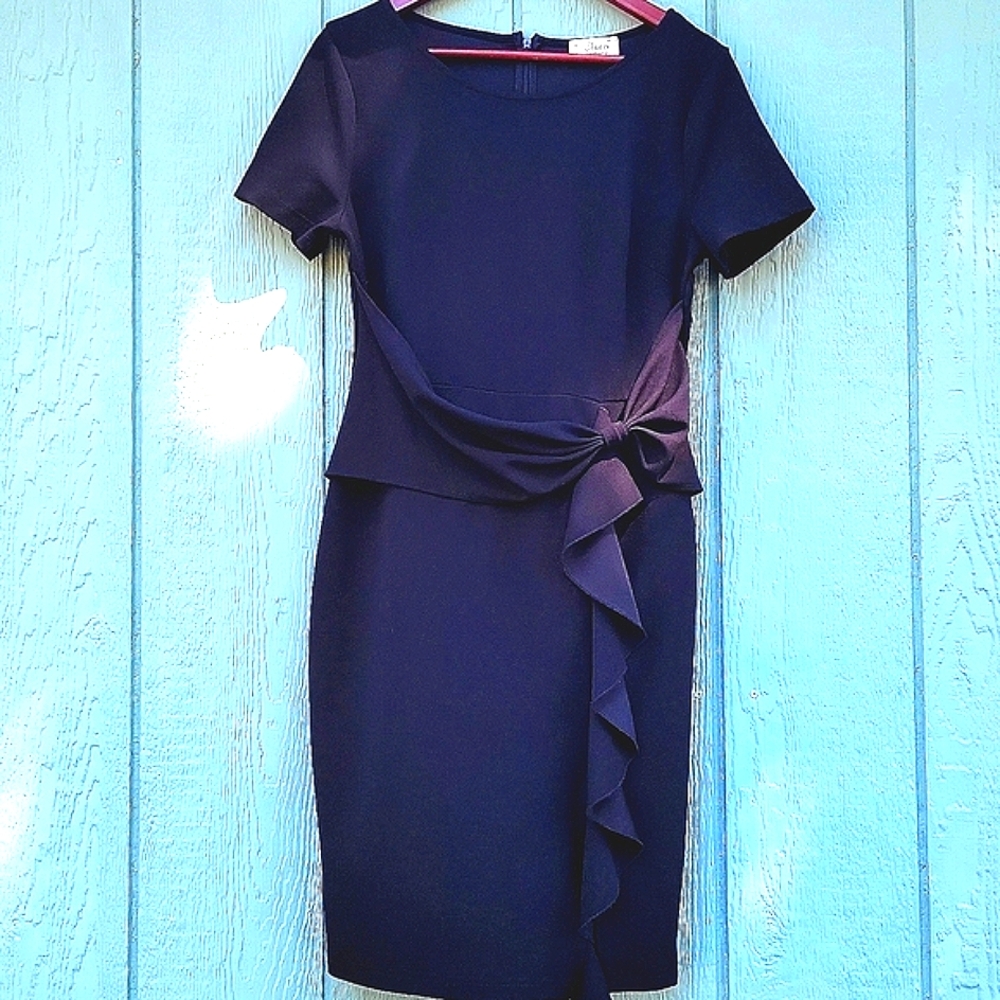 🍃 Aisize women's black dress Sz L